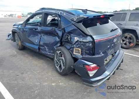 2024 Hyundai Kona N Line из США, поврежденный, VIN KM8HACA39RU054697